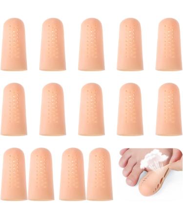 14 Pieces Gel Toe Protection - Breathable Silicone Covers for Blisters & Toenails | Unisex Beige Toe Protectors - Buy Online on GoSupps.com