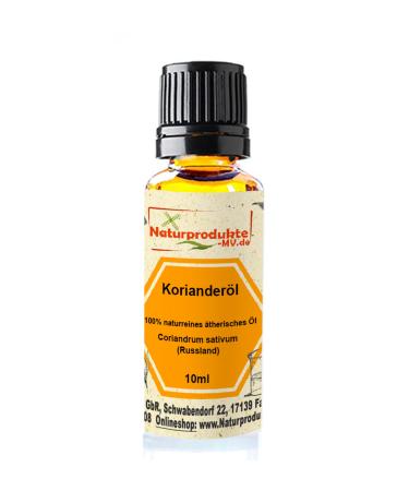 Coriander oil (10 ml) pure essential coriander oil Coriander