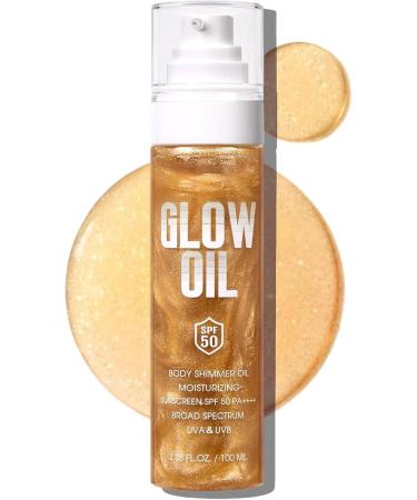 G n rique Body Glow Oil Full Body Sunscreen Natural Brightening Moisturizer 100 ml Lightweight SPF50 Oils for Radiant Skin Travel Beach Camping Cycling Outdoor Activities - Buy Online on GoSupps.com