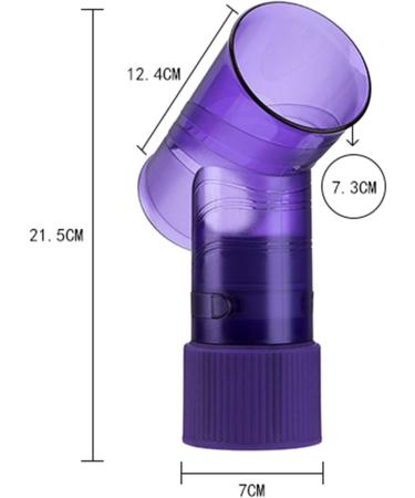 F Fityle Women Hair Dryer Curl Diffuser Drying Cap - Purple - Buy Online on GoSupps.com