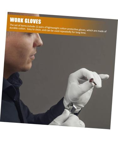 Uonlytech 12 Pair Spa Gloves Moisturizing Hand Gloves Stretch Special Formal Glove Hand Care Gloves Kitchen Cleaning Gloves Industrial Gloves Formal Tuxedo Gloves Medical Blush Work White S White - Buy Online on GoSupps.com