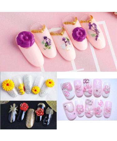 Kaixinbukaixin 36pcs Mini Nail Art Silicone Mold Kit - Leaves Flowers & Animals Stencils for Resin Crafts - Buy Online on GoSupps.com