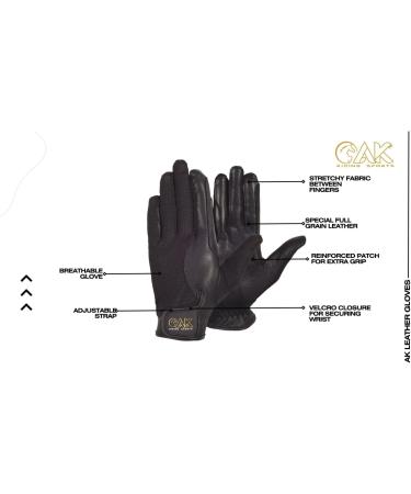 Buy AK Summer Riding Gloves - Soft Leather & Breathable Mesh Solar Tech Black/Brown XL | International Shipping - Buy Online on GoSupps.com