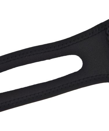 Adjustable Breathable Nylon Chin Strap for Snoring - Universal Fit for Men & Women - Black - Buy Online on GoSupps.com