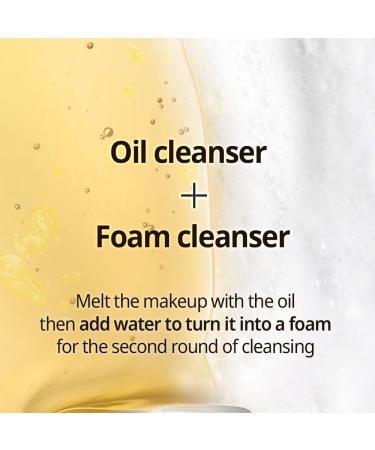PRIMERA Oil To Foam Cleanser - Korean Deep Cleansing Oil for Makeup Blackheads & Daily Dirt Removal with Hyaluronic Acid & Ceramides (200ml - Buy Online on GoSupps.com