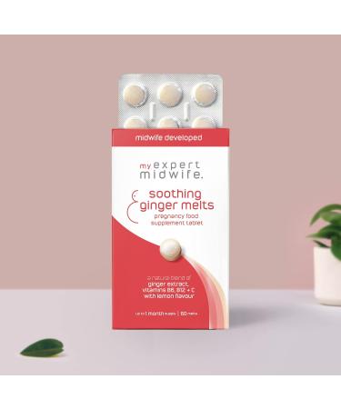 Pregnancy Nausea Relief Duo: 12 Essential Prenatal Vitamins, Ginger Melts for Morning Sickness - 60 Capsules - Buy Online on GoSupps.com