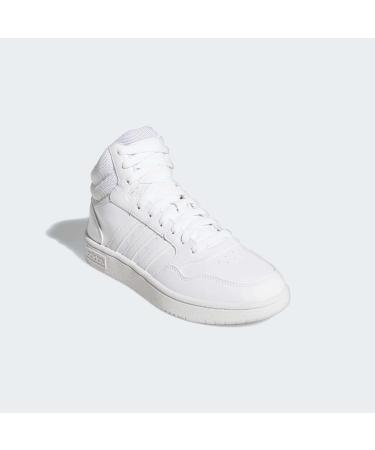 Buy adidas Women's Hoops 3.0 Mid Sneakers | Ftwr White Dash Grey | Size 38 2/3 EU - International Shipping Available - Buy Online on GoSupps.com