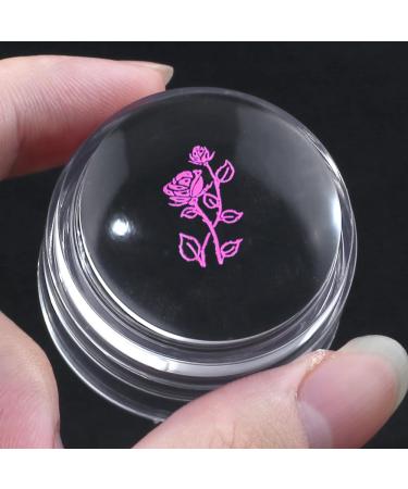 Rotatable Nail Stamp Set | Silicone Nail Art Tools & French Nail Design Accessories - Buy Online on GoSupps.com