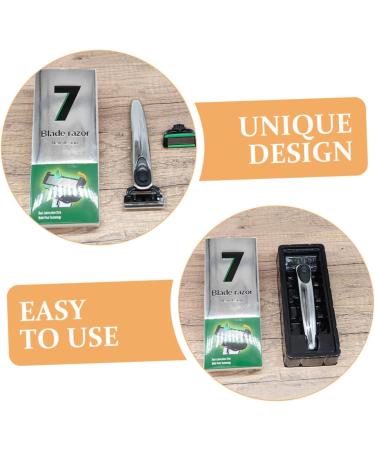 Professional Razor Plane Set for Men | Stainless Steel Eyebrow Trimmer & Short Handle Razor Blade - Buy Online on GoSupps.com