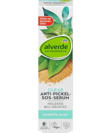 Alverde Anti-Acne SOS Serum with Medicinal Clay 15 ml - Buy Online on GoSupps.com