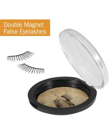 2 Pairs of 3D Magnetic Eyelashes - Reusable Soft No Glue Natural Look - Buy Online on GoSupps.com