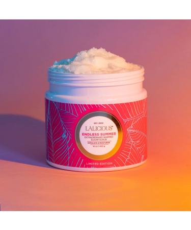 LALICIOUS Endless Sumner Sugar Scrub Exfoliating Body Scrub Moisturizing Extraordinary Whipped Body Exfoliator Gentle Exfoliating Body Scrubber Exfoliator for Radiant Skin No Parabens - 16oz - Buy Online on GoSupps.com