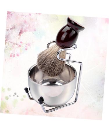 Buy Minkissy 9 StK Mustache & Beard Brush Set | Premium Facial & Hair Care for Men | Perfect Razor Brush for Grooming - Buy Online on GoSupps.com