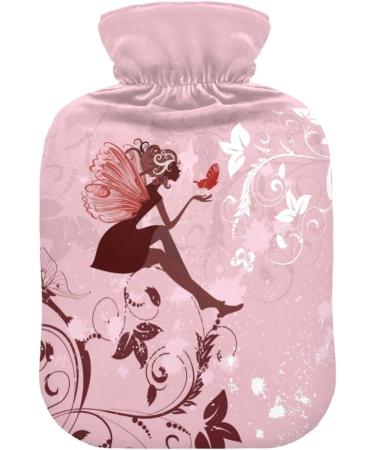 NAANLE Fairy Valentines 2L Transparent Hot Water Bottle | Large Comfort for Bed Hand & Feet Pain Relief & Heat Therapy - Buy Online on GoSupps.com