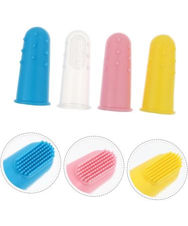 COOLHIYA 12Pcs Silicone Finger Toothbrush Set - Creative Toddler & Infant Oral Care Brush for Kids - International Shipping Available - Buy Online on GoSupps.com