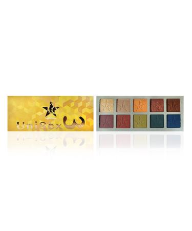 Ccolor Cosmetics - Unisex 3  10-Color Eyeshadow Palette  Highly Pigmented Eye Shadow Makeup  Long-Wearing & Easy to Blend Eye Makeup  Matte  Metallic & Shimmer  Neutral Blue Red Tones Unisex3