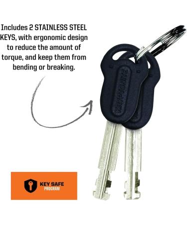 Kryptonite Keeper 12mm U-Lock with FlexFrame-U Mount & Cable | Secure Your Bike | International Shipping Available - Buy Online on GoSupps.com