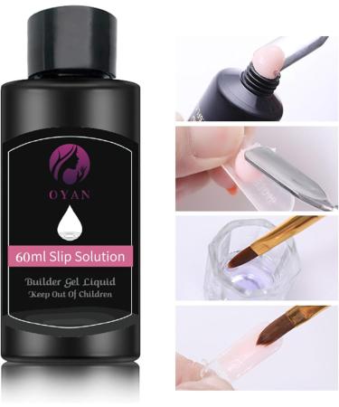 Slip Solution 60ml For Nail Builder Gel Poly Nail Extension False Nail Gels Nail Extension Builder Enhancement Crystal Poly Builder Gel For Manicure BeginnersNail Art French (60ML) - Buy Online on GoSupps.com