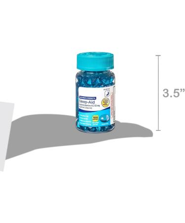 Maximum Strength Diphenhydramine HCl Sleep Support Softgels 50 mg 100 Count - Buy Online on GoSupps.com