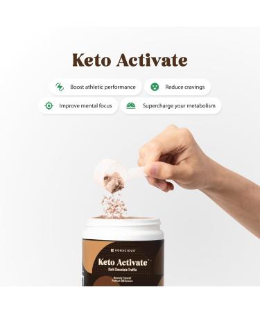 Dark Chocolate Truffle Exogenous Ketones Drink: Pure Keto Shake Powder with Chocolate Ketones | Jumpstart Ketosis & Boost Energy with Natural Ketones Supplements by Konscious Keto 10 Ounce (Pack of 1) - Buy Online on GoSupps.com