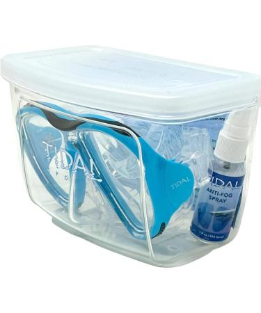 Tidal Mask - Advanced Anti Fog Scuba Diving Snorkel Mask for Adults | Wide-Angle Tempered Glass Lens | Aqua-Clear Skirt - Buy Online on GoSupps.com