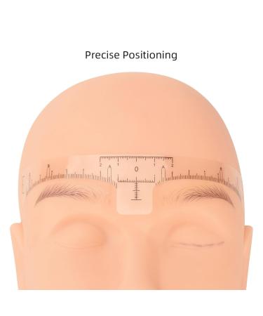 100pcs Disposable Brow Ruler - Transparent Microblading Stickers for Perfect Symmetrical Eyebrows | International Shipping - Buy Online on GoSupps.com
