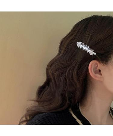 Inilbran Boho Crystal Hair Clip Gold Rhinestone Wedding Hair Clips Barrettes Vintage Crystal Hairpin Barrette Shiny CZ Hair Pins Hair Clip Decorative Headpiece Crystal Wedding - Buy Online on GoSupps.com