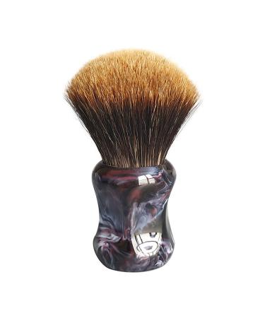 Andsafe Razor brush High quality roof hair permanent wooden handle beard soap foam brush handmade elegant shaving brush (color: b)