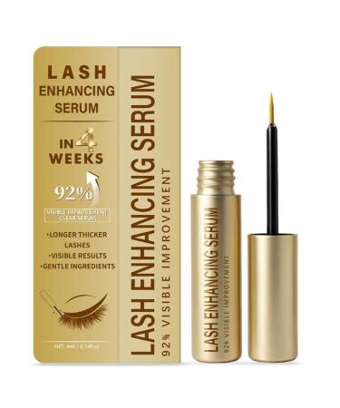 S rum de croissance des cils avec formule naturelle pour cils plus longs plus pais et plus denses doux et v g talien pour les yeux sensibles - 4 ml