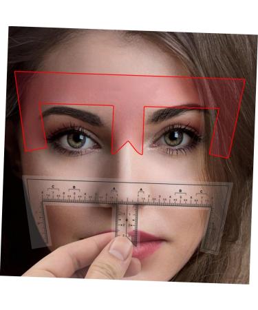 Didiseaon 100pcs Eyebrow Design Ruler Tool Eyebrow Makeup Stencil Brow Ruler Brow Template Guide Ruler Make up - Buy Online on GoSupps.com