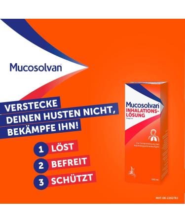 MUCOSOLVAN Inhalation Solution 100 ml - Ambroxol for Nebulizer | Mucus Dissolution - Buy Online Worldwide - Buy Online on GoSupps.com