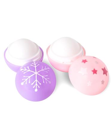 VOTUM 2 Piece Scented Lip Balm Set for Girls | Holiday Themed Roll-On Flavored Beeswax Lip Balm Pots - Pack of 2 - Buy Online on GoSupps.com