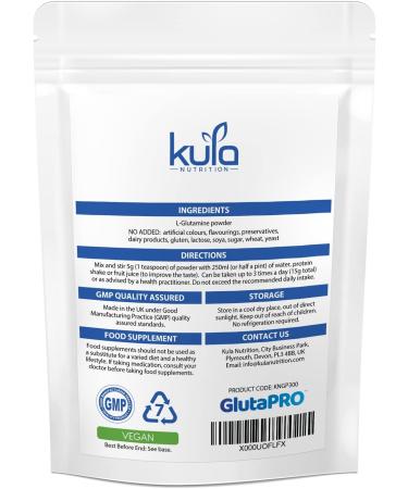 GlutaPRO Pure L Glutamine Powder 300g - Muscle Growth & Gut Health Support - Buy Online on GoSupps.com