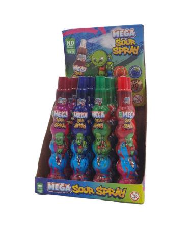 vapewaves Mega Sour Spray Candy Strawberry Cola Watermelon Raspberry (Raspberry) Pack Of 1