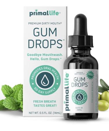 Primal: Life!!! Organics - Dirty Mouth Gum Serum Natural Essential Oils Promotes Good Breath Gentle Mouthwash AND Dirty Mouth Toothpowder Tooth Cleaning Powder Spearmint 1 oz + LuxProdX Sticker - Buy Online on GoSupps.com