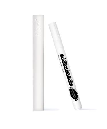 Hairlich French Liner Manicure Pen Manicure Pedicure White Nail Polish Paint Pen Pen Shape White Nail Tips Nail Art Nail Styling