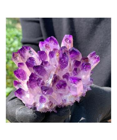 Natural Crystal Rough Purpl Phantom Quartz 400-450g Beautiful