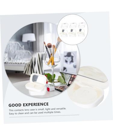 Buy Homsfou 36-Piece Travel Set: Hard Contact Lens Container & Beauty Mirror - Perfect for Soaking Lentils International Shipping Available - Buy Online on GoSupps.com