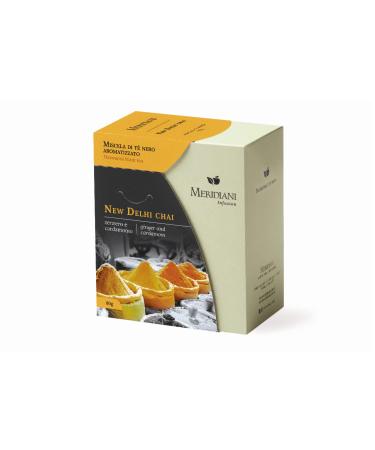 MERIDIANI Meridiani | Ginger & Cardamom Black Tea | Black Tea & Spice Blend for Infusion | Loose Leaf Chai Tea with Spices & Vanilla - (80g) | Black Tea Chai