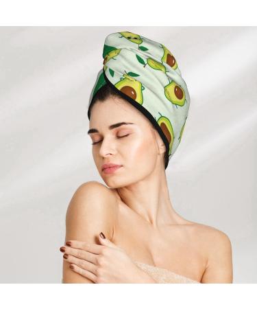 Microfiber Hair Drying Cap | Cartoon Fruit Towel Quick Drying for Curly & Thick Hair - Buy Online on GoSupps.com