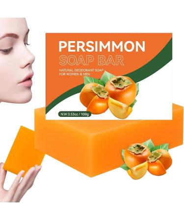 Swarva Barre de savon de kakis Pour les odeurs corporelles des savons naturels faits la main pour une meilleure peau des savons de barre du corps d odorant naturel pour les personnes g es (1)