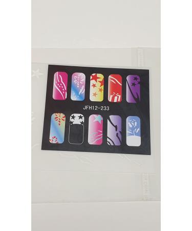 Fingernail stencil (airbrush nail art) Fengda JFH12-233