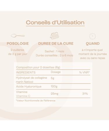 OMUM My Collagen Cocoa Elasticity Anti-Aging Hydration 180 g 1 Month Hyaluronic Acid Supplement Vitamins C Naticol Marine Collagen Natural France Compatible with Pregnancy and Breastfeeding - Buy Online on GoSupps.com