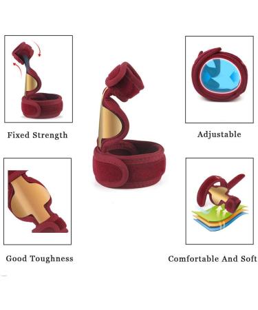 Jycch Pedic Corrector - Gold Steel Toe Aligner for Hallux Valgus & Overlapping Toes - Ergonomic Design for Right & Left Foot - Buy Online on GoSupps.com