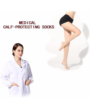 WSYKC Compression Stockings (2 Pairs) for Varicose Veins - Medium-High Calf Support for Sports Travel & Healthcare Professionals - Buy Online on GoSupps.com