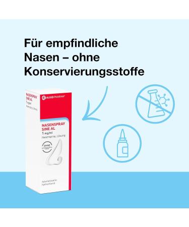 Aliud Pharma Nasal Spray 1 mg/ml - Effective Decongestant for Runny & Clogged Nose - 10 ml Solution (1 Pack) - Fast International Shipping - Buy Online on GoSupps.com