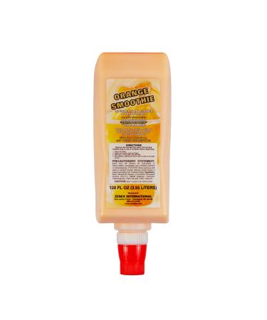 Zenex Orange Smoothie Hand Soap with Emollients - Industrial Hand Cleaner | Citrus Scent | Remove Stubborn Grease & Grime | Moisturizing Non-Abrasive Formula is Gentle On Skin | 3.55 L (1-Pack) Citrus 120 Fl Oz (Pack of 1)