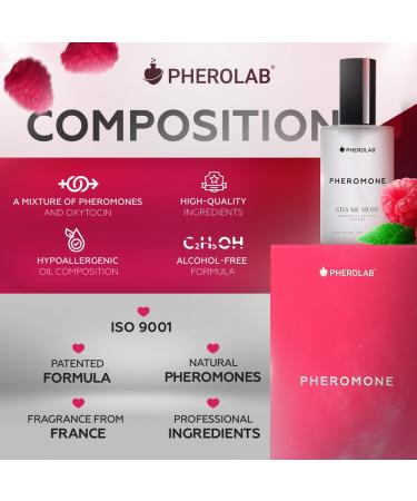 KissMeMore Pheromones Cologne for Women Oxytocin Premium Pheromone Infused Oil Cologne - Womens Spray Perfume to Attract Men Kiss Me More 1 Fl Oz (Pack of 1) - Buy Online on GoSupps.com