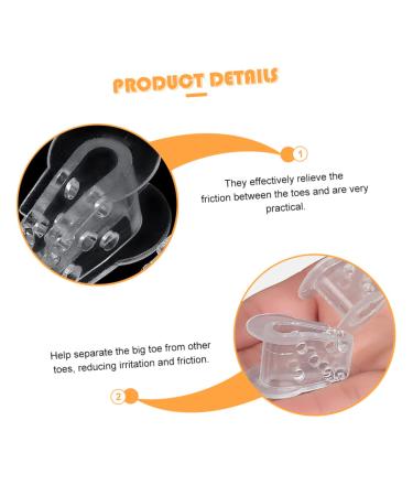 FRCOLOR Nail Tools 3 Pairs - Clip Board & Divider Nursing Care Set for Men - Toe Separator & Foot Valgus Protector - Thumb Splint - Buy Online on GoSupps.com