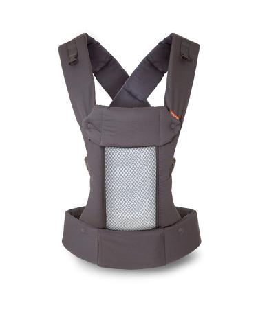 Beco 8 Baby Carrier Newborn to Toddler - Hybrid Baby Body Carrier - Baby Carrier Backpack & Baby Front Carrier with Adjustable Seat - Ergonomic Baby Holder Carrier 7-45 lbs (Cool Dark Grey)